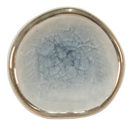 Clayre & Eef | Deurknop Blauw 4x4x3 cm / S3 cm | 65044