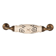 Clayre & Eef | Handgreep Beige 17x5x3 cm | 65167E