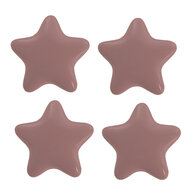 Clayre & Eef | Deurknop set van 4 Roze ø 4x3/6 cm | 65295