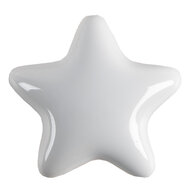 Clayre & Eef | Deurknop set van 4 Wit ø 4x3/6 cm | 65296