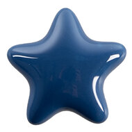 Clayre & Eef | Deurknop set van 4 Blauw ø 4x3/6 cm | 65297