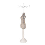Clayre &amp; Eef   | Sieradenhouder Beige &oslash; 12x39 cm | 65311