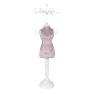 Clayre & Eef | Sieradenhouder Paars ø 12x39 cm | 65312