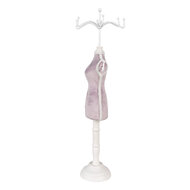 Clayre & Eef | Sieradenhouder Paars ø 12x39 cm | 65312