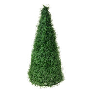 Clayre & Eef | Kerstdecoratie Kerstboom Groen ø 21x50 cm | 65513