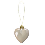 Clayre & Eef | Kerstbal (Set van 8) Bruin 5x1x5 cm | 65615