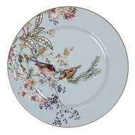 Clayre & Eef | Servies Ontbijtbord Blauw ø 20x2 cm | 6CE1178