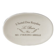 Clayre & Eef | Zeepbakje Wit 14x10x3 cm | 6CE1235