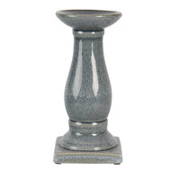 Clayre & Eef | Kandelaar Grijs ø 12x25 cm | 6CE1261M