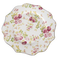 Clayre & Eef | Servies Ontbijtbord Wit ø 21x2 cm | 6CE1291