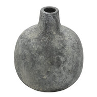 Clayre & Eef | Decoratie Vaas Grijs ø 9x9 cm | 6CE1319