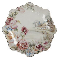 Clayre & Eef | Servies Ontbijtbord Wit ø 19x2 cm | 6CE1350