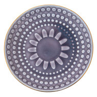 Clayre & Eef | Servies Ontbijtbord Paars ø 13x2 cm | 6CE1470