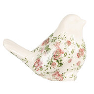 Clayre &amp; Eef   | Decoratie beeld Vogel Roze 19x11x14 cm | 6CE1567L