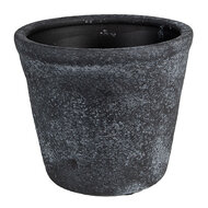 Clayre & Eef | Bloempot Binnen Grijs ø 12x10 cm | 6CE1579M