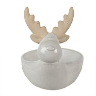 Clayre & Eef | Serveerschaal Beige 17x12x15 cm | 6CE1589