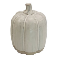 Clayre & Eef | Decoratie Pompoen Beige ø 9x12 cm | 6CE1596M