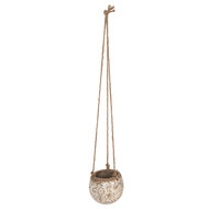 Clayre & Eef | Bloempot hangend Grijs ø 11x12/74 cm | 6CE1605S