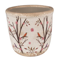 Clayre & Eef | Bloempot Binnen Beige Bruin ø 11x10 cm | 6CE1641XS