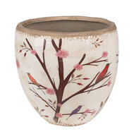 Clayre & Eef | Bloempot Binnen Beige Bruin ø 18x17 cm | 6CE1645L