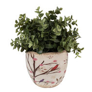 Clayre & Eef | Bloempot Binnen Beige Bruin ø 13x11 cm | 6CE1645S