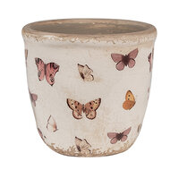 Clayre & Eef | Bloempot Binnen Beige ø 11x10 cm | 6CE1661XS