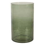 Clayre & Eef | Windlicht Groen ø 15x25 cm | 6GL3024