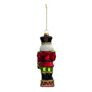 Clayre & Eef | Decoratie Hanger Notenkraker Rood, Groen 6x4x17 cm | 6GL3321
