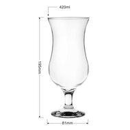 Clayre & Eef | Waterglas Transparant 420 ml | 6GL3467