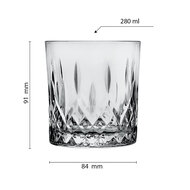 Clayre & Eef | Waterglas Grijs 280 ml | 6GL3468