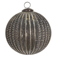 Clayre & Eef | Kerstbal Bruin ø 15x15 cm | 6GL3696
