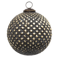 Clayre & Eef | Kerstbal Bruin ø 11x11 cm | 6GL3700