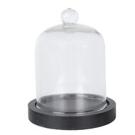Clayre & Eef | Stolp Zwart ø 10x14 cm | 6GL4038