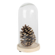 Clayre & Eef | Stolp Bruin ø 13x26 cm | 6GL4039