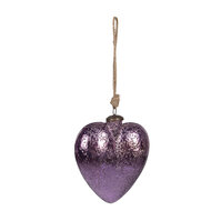 Clayre & Eef | Kerstbal Paars 17x5x16 cm | 6GL4323
