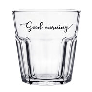 Clayre & Eef | Waterglas Transparant ø 8x10 cm / 250 ml | 6GL4371