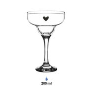 Clayre & Eef | Martiniglas Transparant 200 ml | 6GL4375