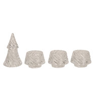 Clayre & Eef | Voorraadpot Deksel Transparant ø 7x24 cm | 6GL4395