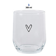 Clayre & Eef | Waterglas Trasparant 300 ml | 6GL4399