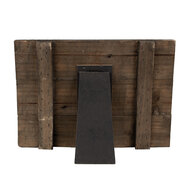 Clayre & Eef | Fotolijst met Klem Bruin 32x3x25 cm | 6H2368