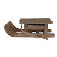 Clayre & Eef | Decoratie Slee Bruin 30x11x10 cm | 6H2371S
