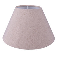 Clayre & Eef | Lampenkap Beige ø 23x15 cm / E27 | 6LAK0537M