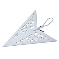 Clayre & Eef | Kerstdecoratie Ster Wit 45x15x45 cm | 6PA0510M