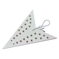Clayre & Eef | Kerstdecoratie Ster Wit 60x22x60 cm | 6PA0512LW
