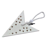 Clayre & Eef | Kerstdecoratie Ster Wit 30x10x30 cm | 6PA0512SW