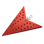 Clayre & Eef | Kerstdecoratie Ster Rood 90x20x90 cm | 6PA0512XLR