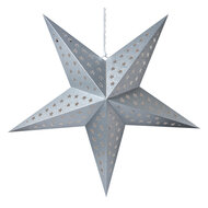 Clayre & Eef | Kerstdecoratie Ster Zilverkleurig 90x20x90 cm | 6PA0512XLZI
