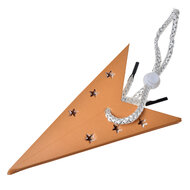 Clayre & Eef | Kerstdecoratie Ster Geel 30x8x30 cm | 6PA0513S