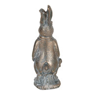 Clayre & Eef | Decoratie Beeld Konijn Bruin 4x4x11 cm | 6PR3091CH