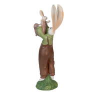 Clayre & Eef | Decoratie Beeld Konijn Bruin 10x7x25 cm | 6PR3566